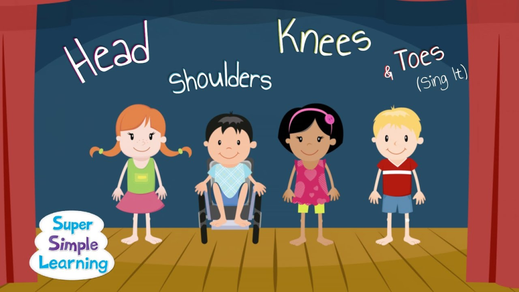 bài hát tiếng anh cho bé - Head, Shoulders, Knees, and Toes