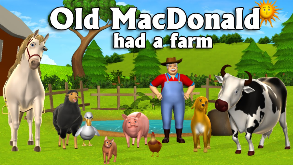 bài hát tiếng anh cho bé - Old MacDonald Had a Farm