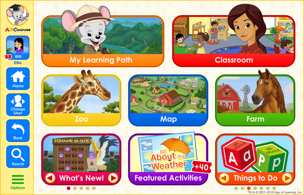 học tiếng anh trẻ em online miễn phí abcmouse