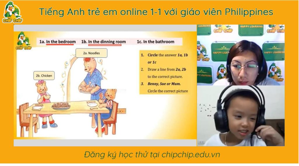 review học tiếng anh trực tuyến cho trẻ - hình thức học