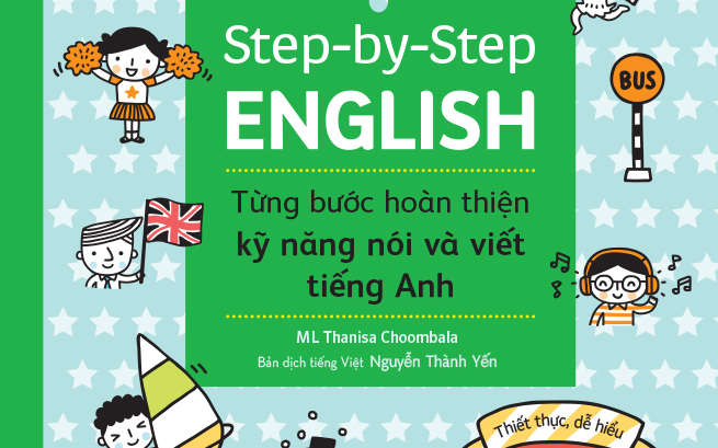 sách luyện viết tiếng anh cho trẻ em Step by Step English