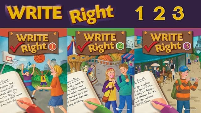 sách luyện viết tiếng anh cho trẻ em Write Right