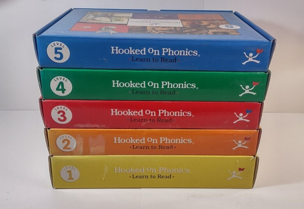 sách cho bé tập đọc tiếng anh Hooked On Phonics Level 1,2