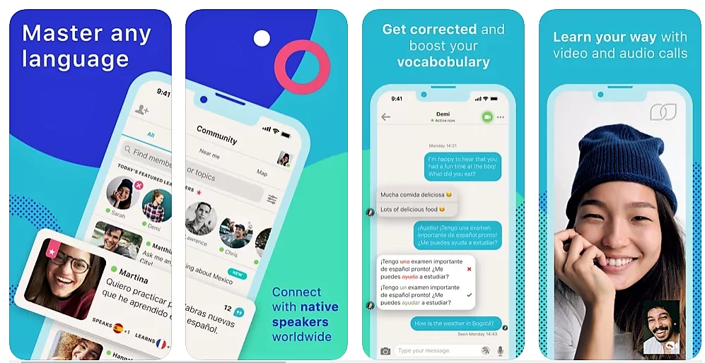 app luyện nói tiếng Anh với người nước ngoài - Tandem 