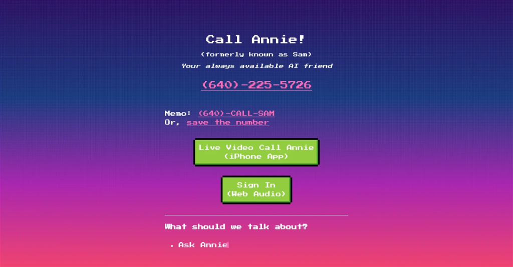 tiếng anh giao tiếp cho trẻ em - trợ lý ảo Call Annie