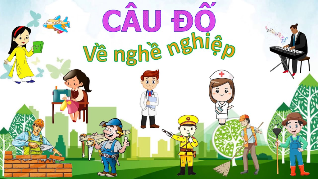 Một số câu đố tiếng Anh về công việc, nghề nghiệp cho bé