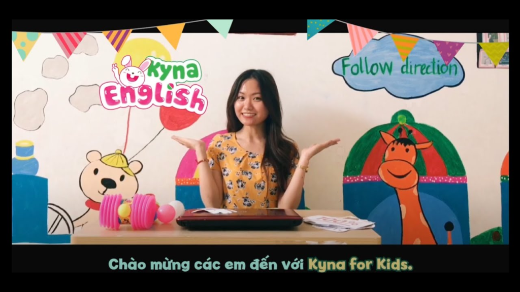 Bé học tiếng Anh trực tuyến với Kyna English