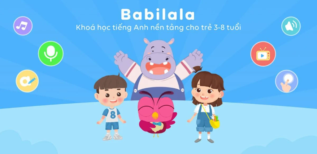 Nền tảng học tiếng Anh trực tuyến cho bé Babilala