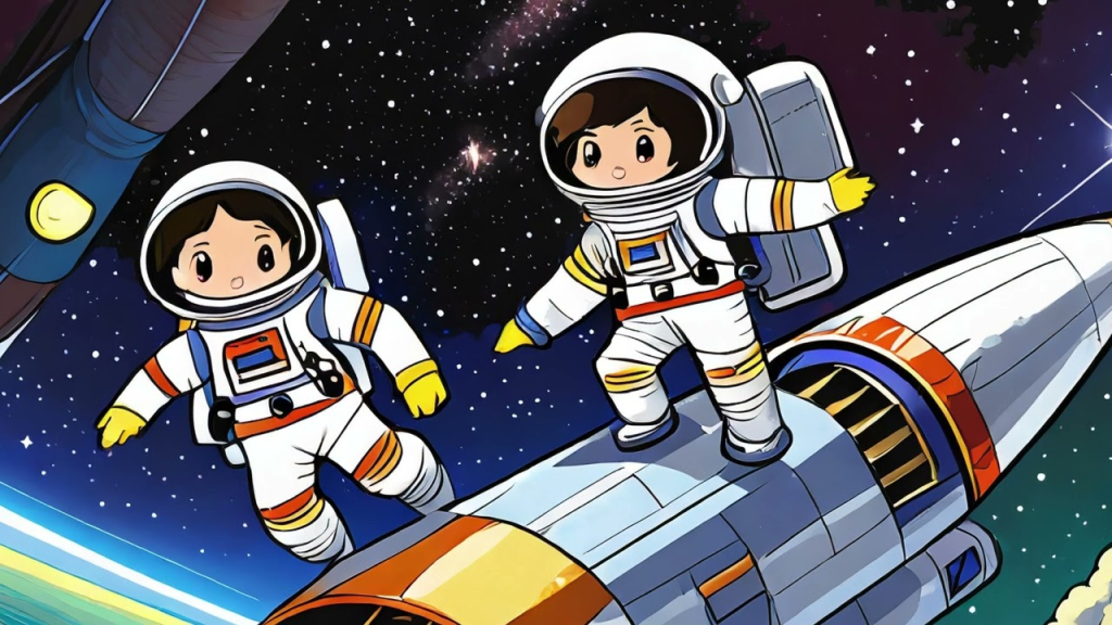 Video Learn English Story - An Astronaut's Adventure