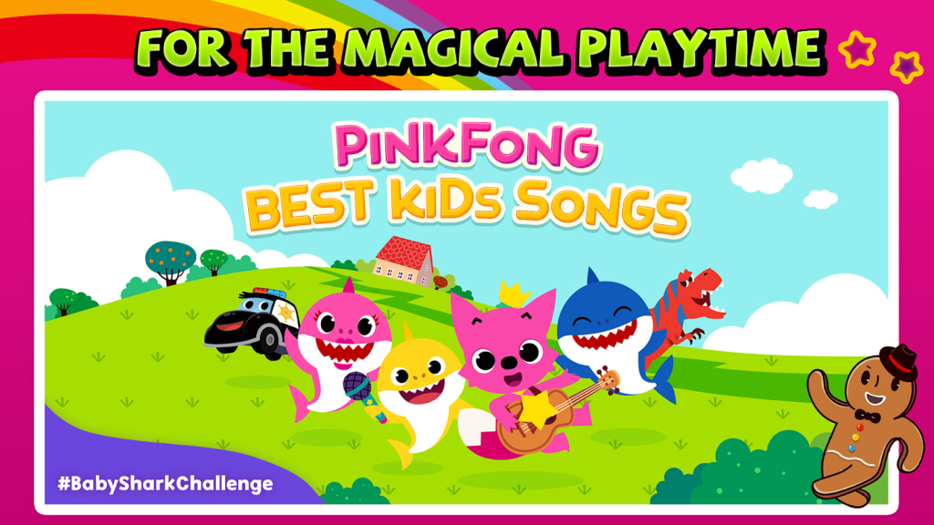 Kênh Youtube tiếng Anh trẻ em Pinkfong Kids' Songs & Stories