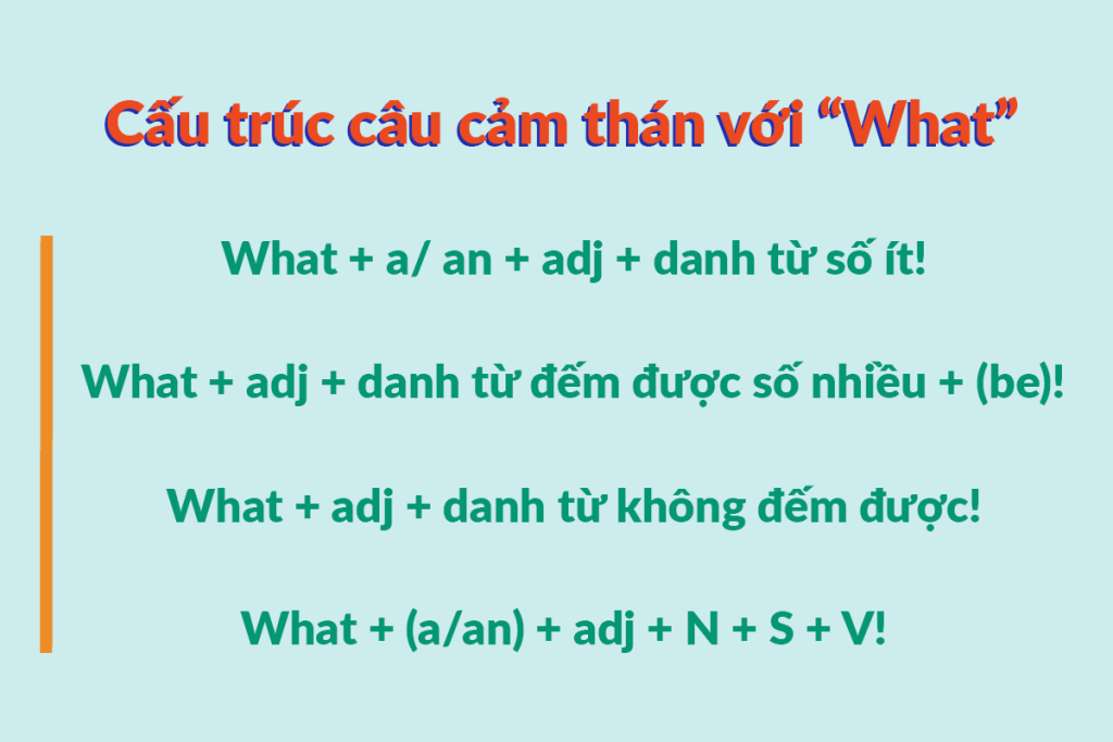 Cấu trúc câu cảm thán với What