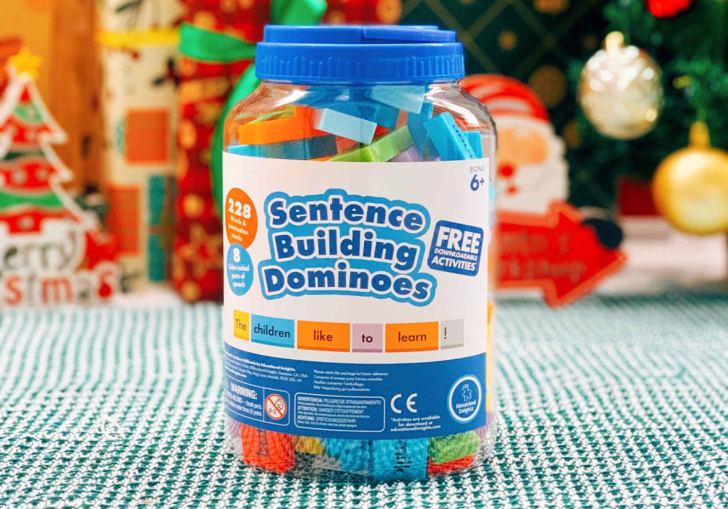 Sentence Building Dominoes cho bé tập ghép câu