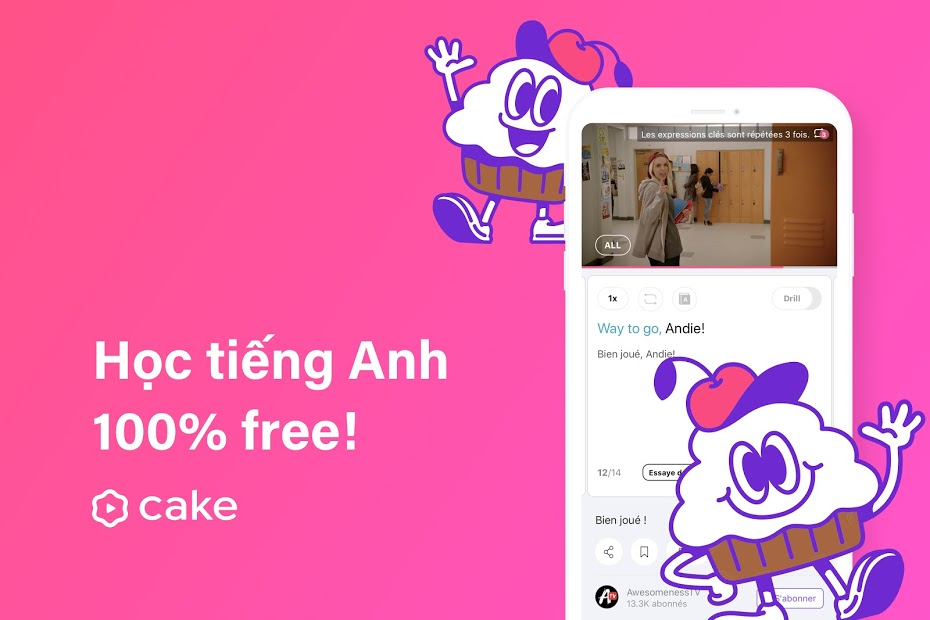 Cake - App học phát âm tiếng Anh cho bé