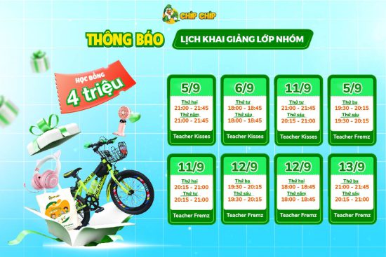 Tiếng Anh Online Cho Bé Mùa Tựu Trường: Lập Team Học Vui, Nhận Ngay Quà Khủng