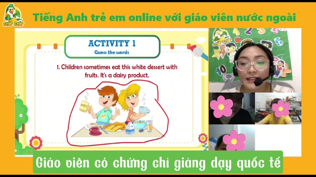 Chip Chip - tiếng Anh online trẻ em, vững ngữ pháp, chuẩn phát âm