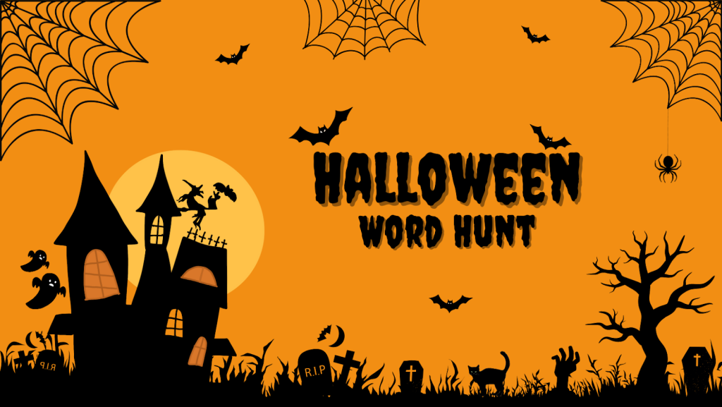 Trò Chơi "Halloween Word Hunt"