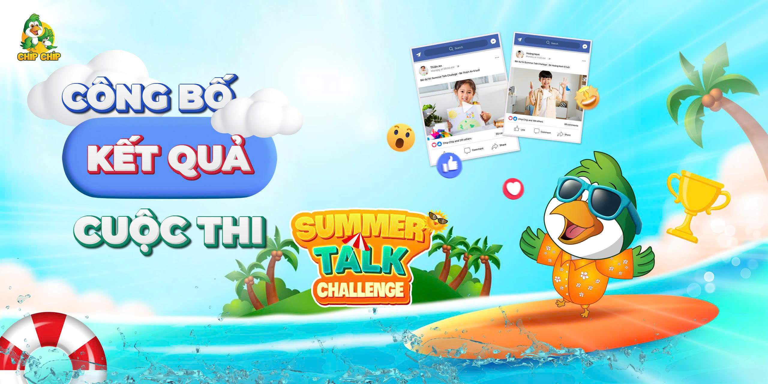 trao giải chip chip summer talk challenge