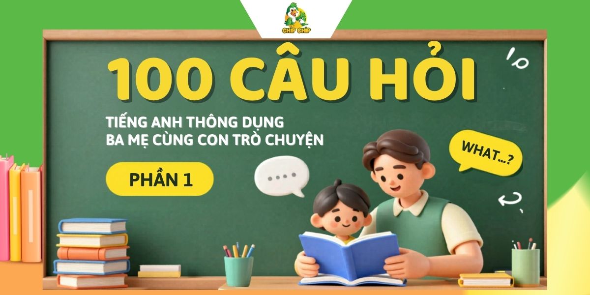 hỏi đáp tiếng Anh giao tiếp cho trẻ em