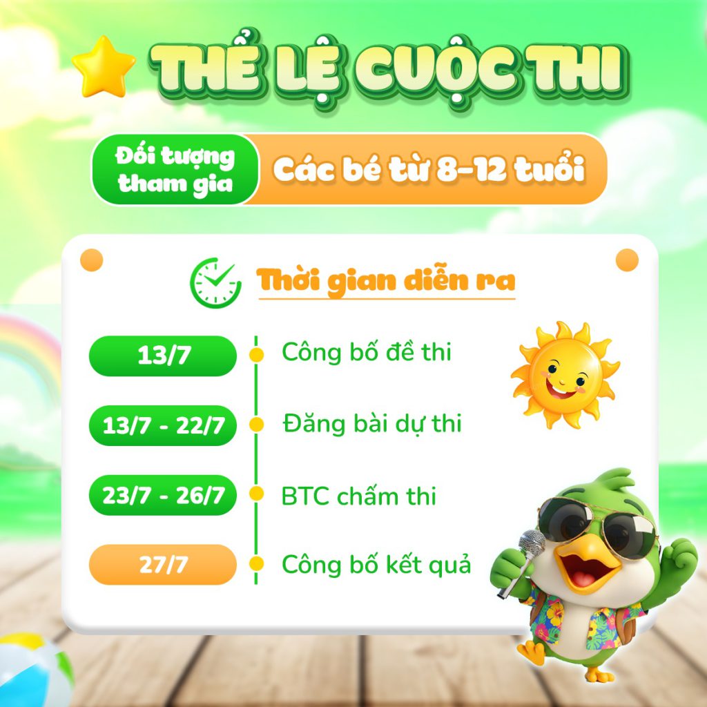thể lệ cuộc thi