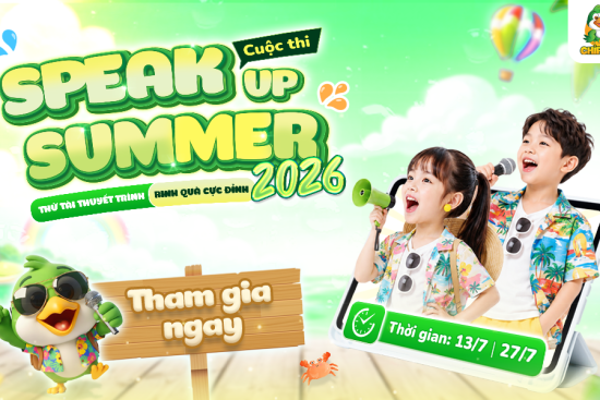cuộc thi thuyết trình tiếng Anh speak up summer 2026