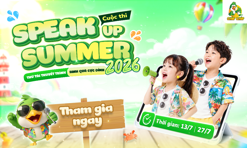 cuộc thi thuyết trình tiếng Anh speak up summer 2026