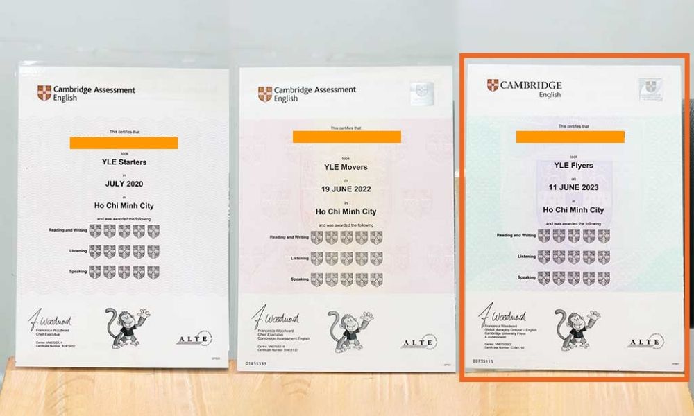 chứng cambridge flyers